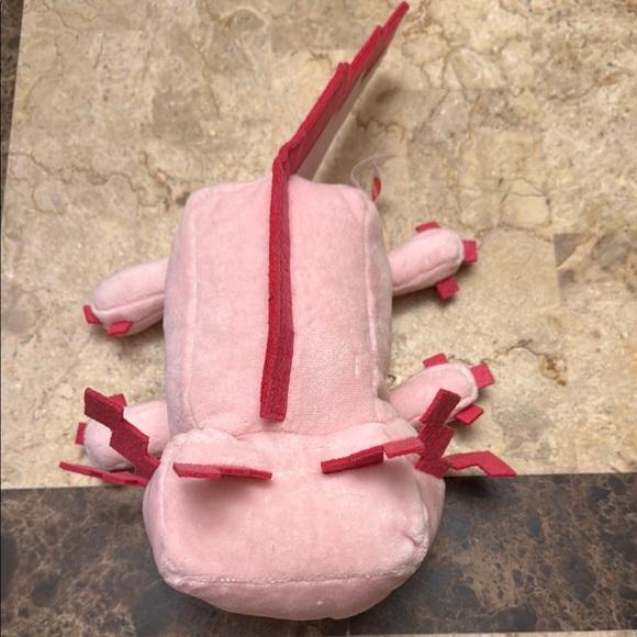 Pink Plush Stuffed Animal with Spikes - Picture 2 of 4